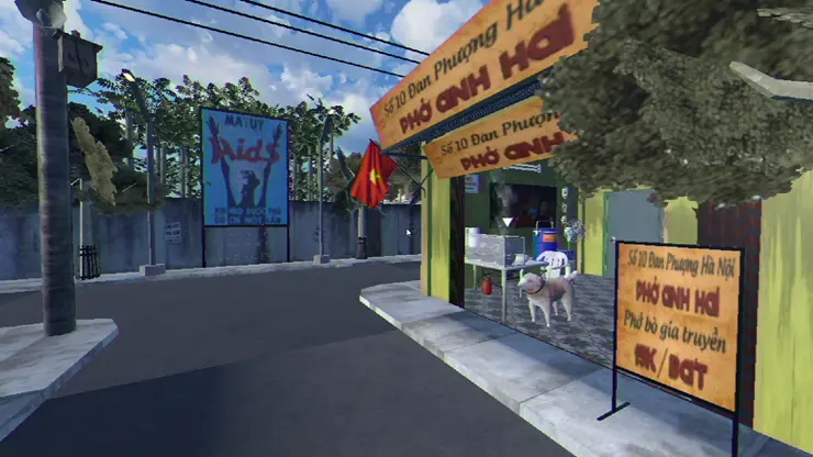 Overall view of the pho restaurant in Brother Hai’s Pho Restaurant