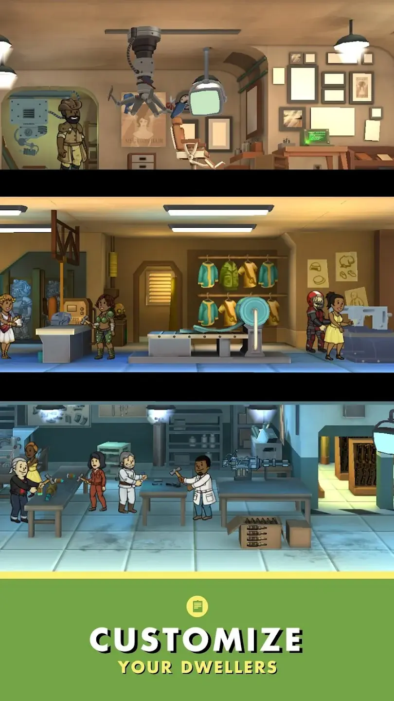 Fallout Shelter MOD APK ảnh chụp màn hình 5