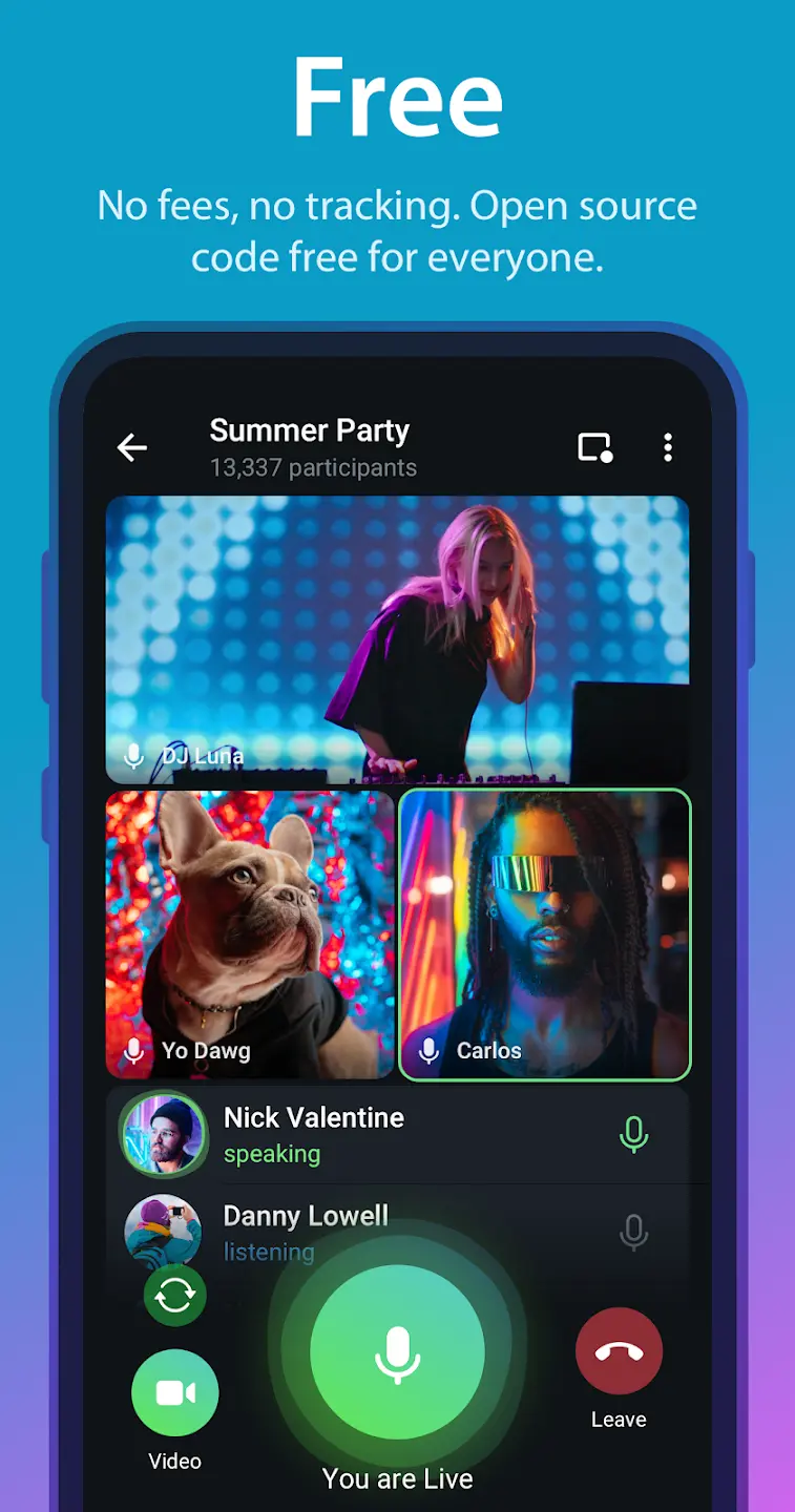 Telegram MOD APK ảnh chụp màn hình 5