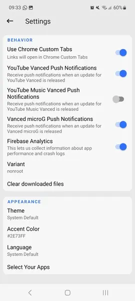 Vanced MicroG APK ảnh chụp màn hình 1