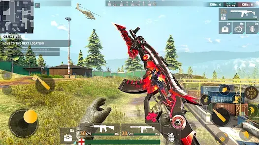 Kho vũ khí trong ATSS 2 MOD APK