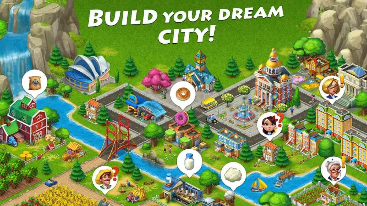 Town planning in Dream Town Story