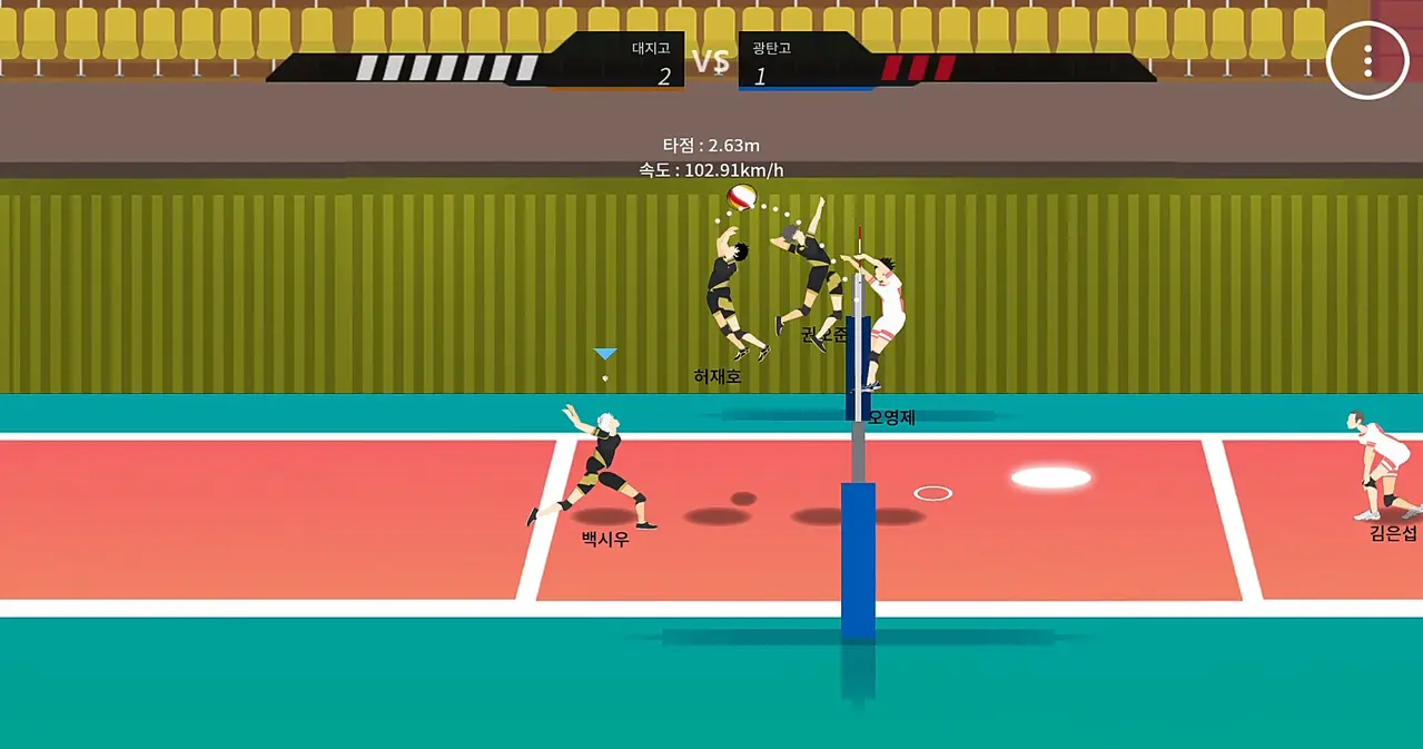The Spike Volleyball Story gameplay thi đấu