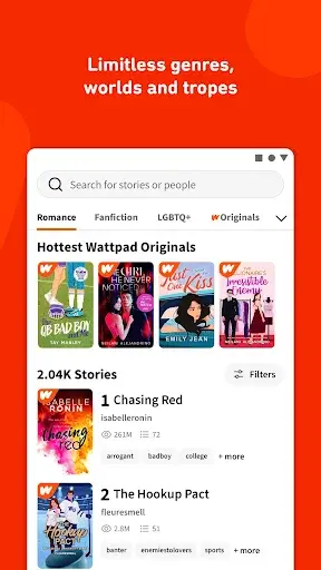 Wattpad MOD APK ảnh chụp màn hình 3