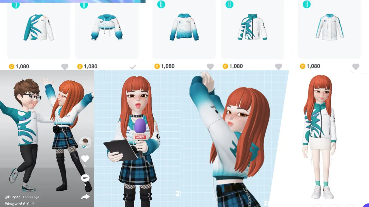 Thời trang avatar trong ZEPETO