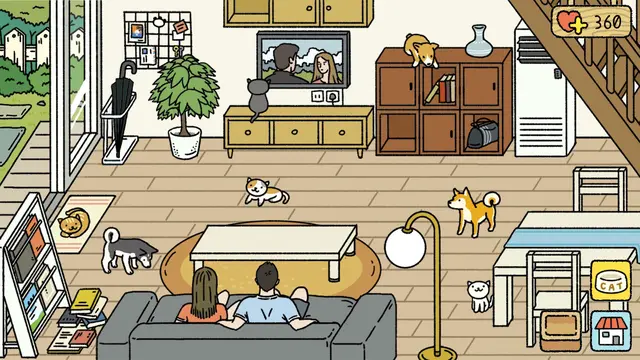 Phòng khách trong Adorable Home MOD APK