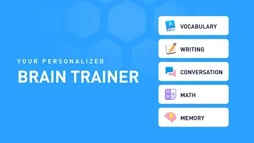 Giao diện chính Elevate MOD APK với các bài tập luyện não