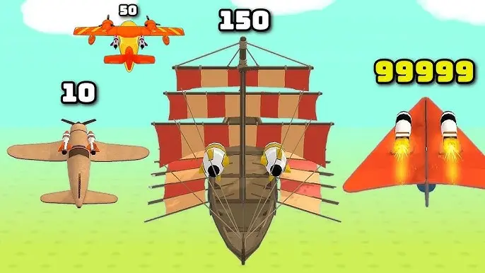 Epic Plane Evolution gameplay tiến hóa máy bay