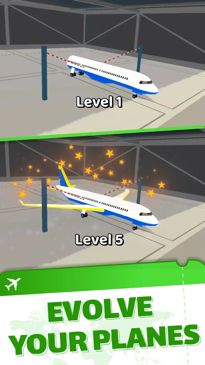 Epic Plane Evolution MOD APK ảnh chụp màn hình 4
