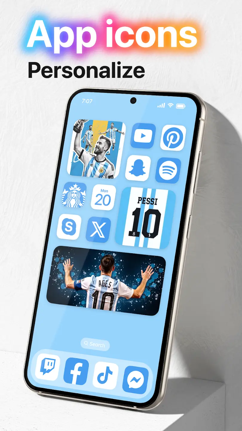 Launcher OS MOD APK ảnh chụp màn hình 3