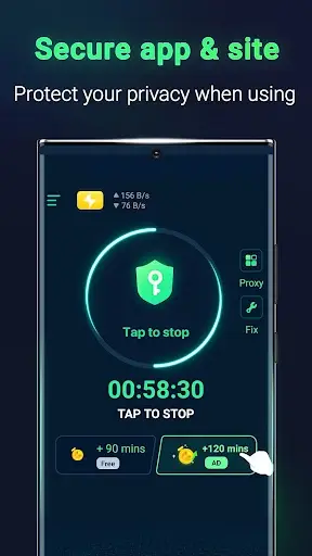 MATE VPN MOD APK ảnh chụp màn hình 1