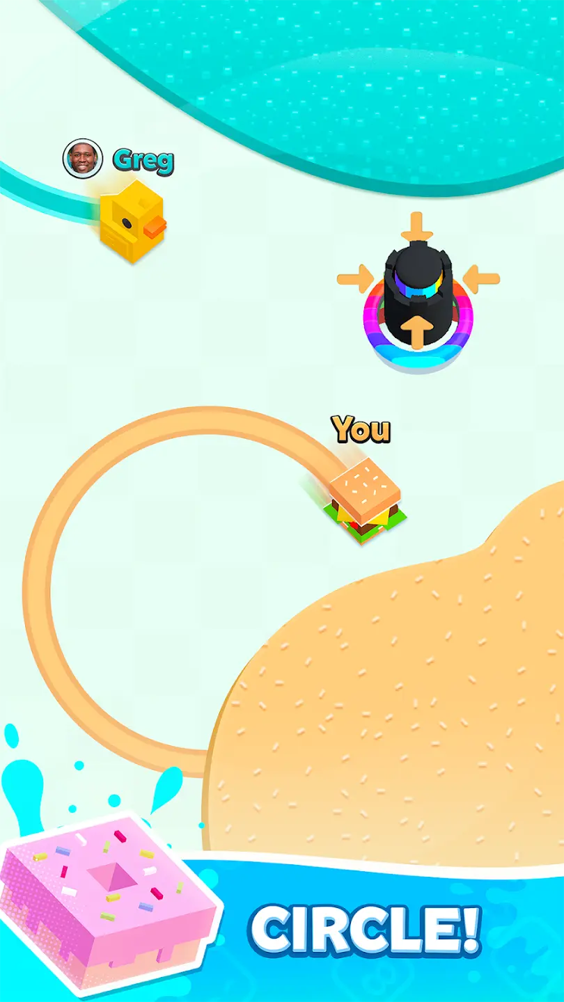 Paper.io 2 MOD APK screenshot 1