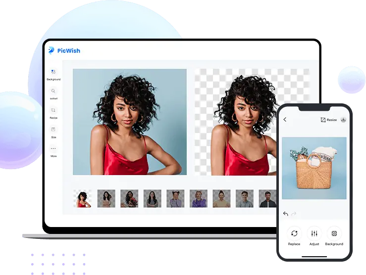 Giao diện chỉnh sửa ảnh PicWish MOD APK