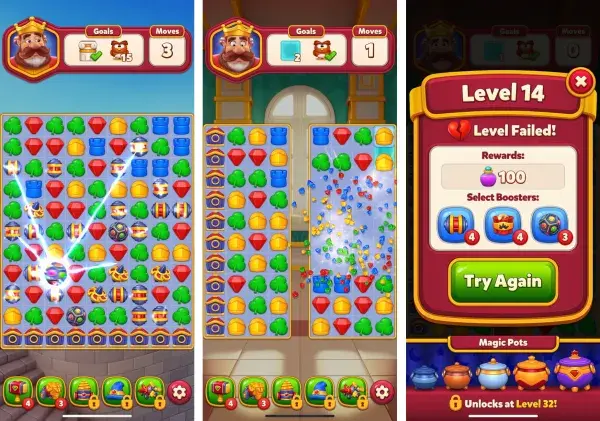 Boosters and power-ups in Royal Match
