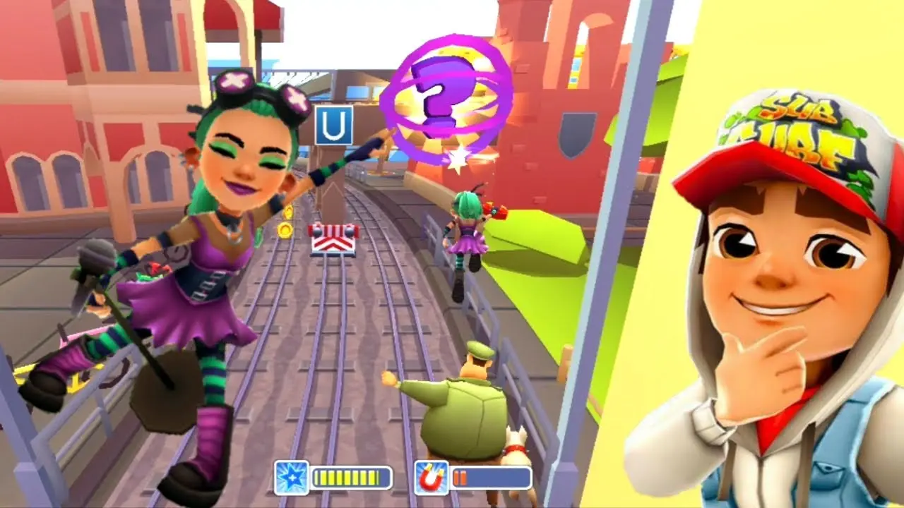 Subway Surfers MOD APK endless running gameplay
