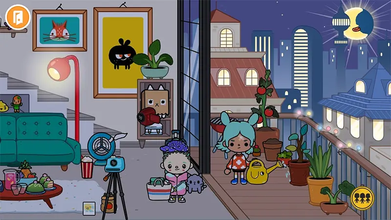 Creative gameplay in Toca Boca World