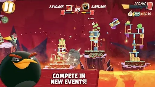 Angry Birds 2 MOD APK screenshot 2
