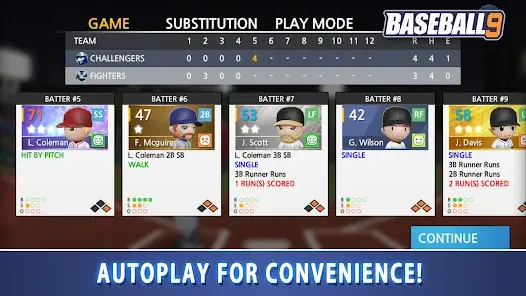 BASEBALL 9 MOD APK ảnh chụp màn hình 7