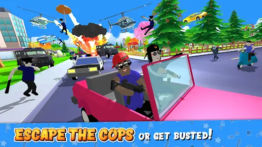 Dude Theft Wars MOD APK ảnh chụp màn hình 1