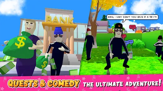 Dude Theft Wars MOD APK ảnh chụp màn hình 2
