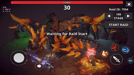 Boss dungeon trong Dungeon Knight APK