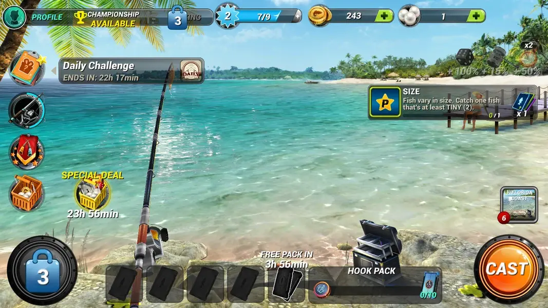 Fishing Clash realistic gameplay