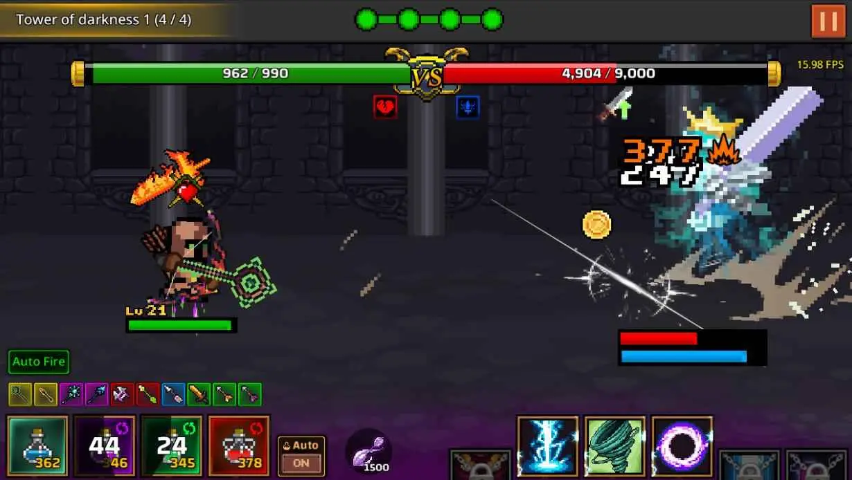 Grow Survivor boss battle