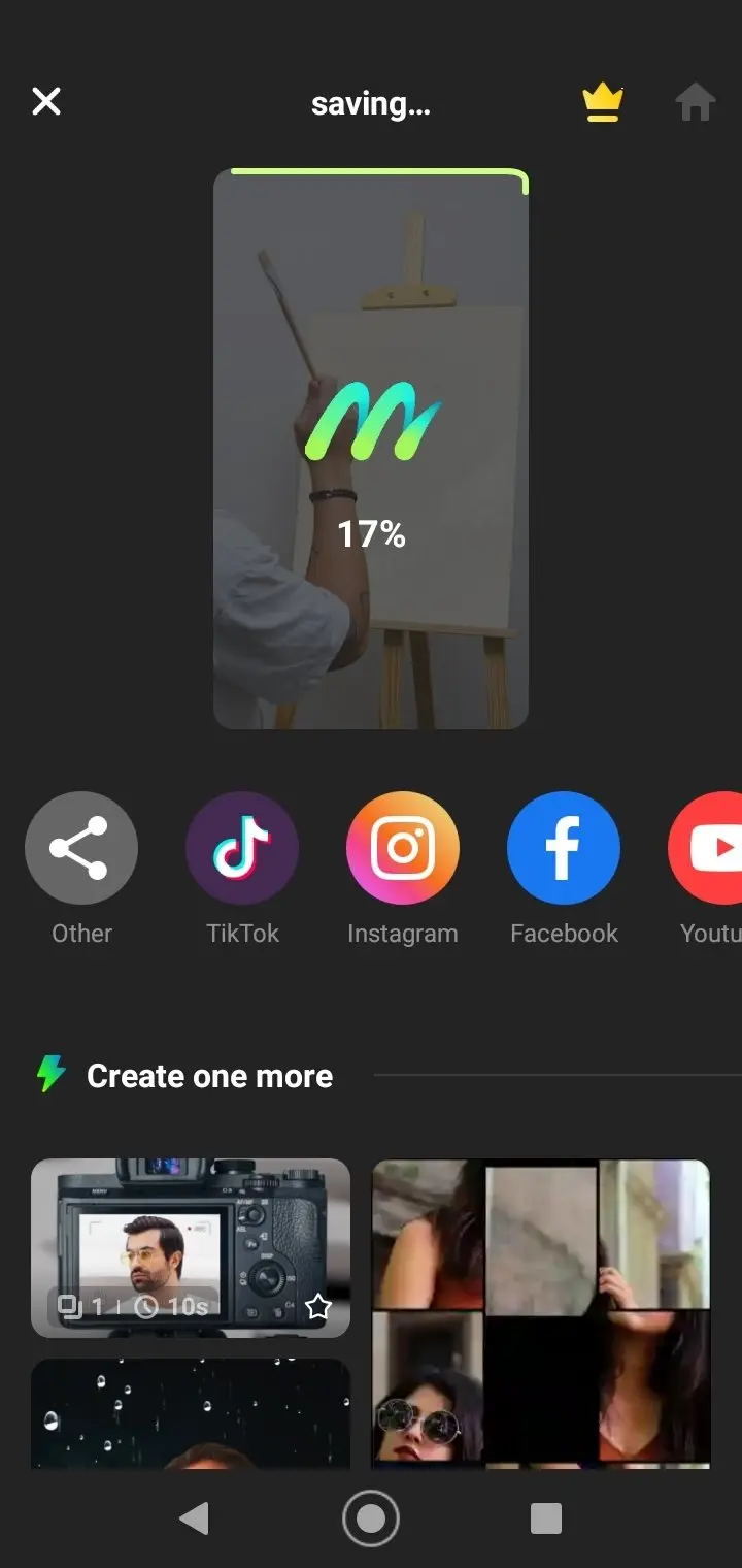 Chỉnh sửa video TikTok bằng InMelo