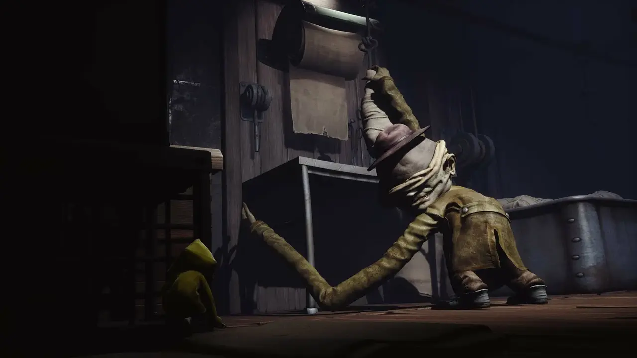 The terrifying chef chasing Six in the kitchen