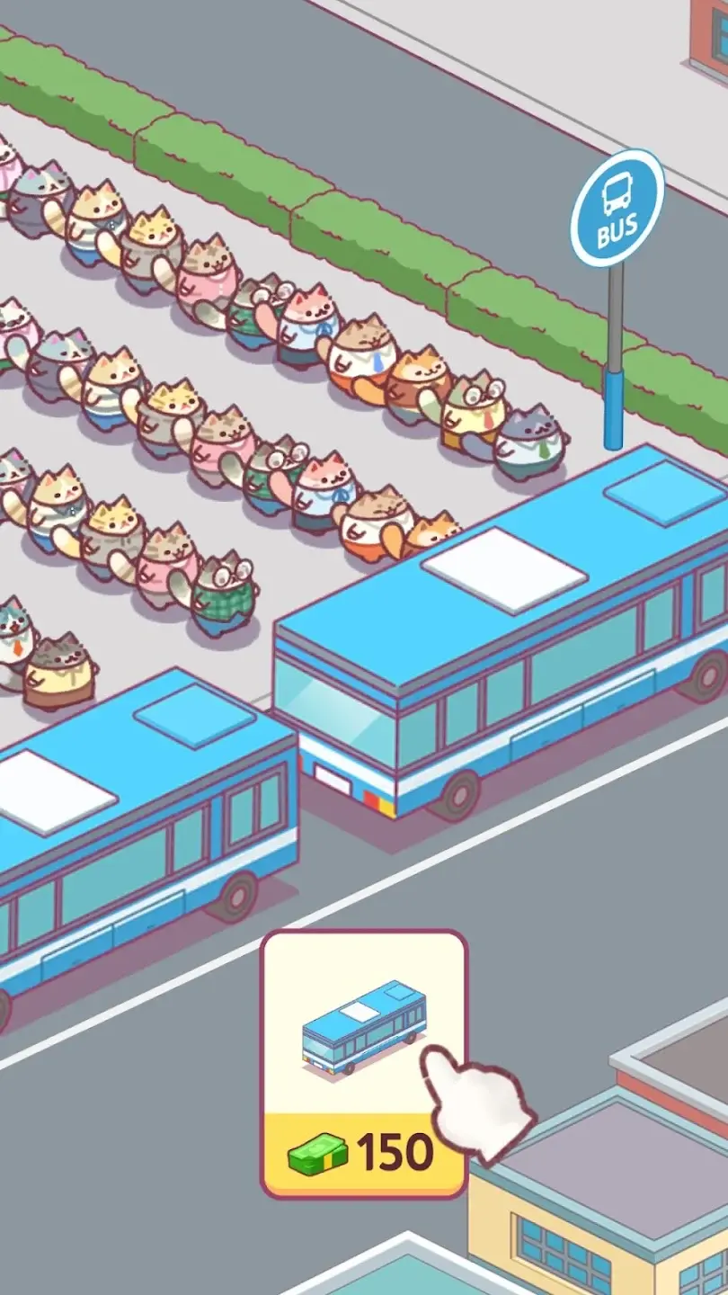 Office Cat: Idle Tycoon Game MOD APK screenshot 3