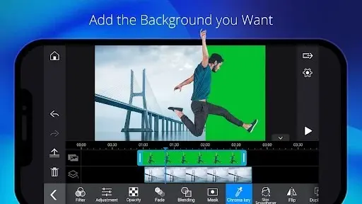 Giao diện chỉnh sửa video trong PowerDirector