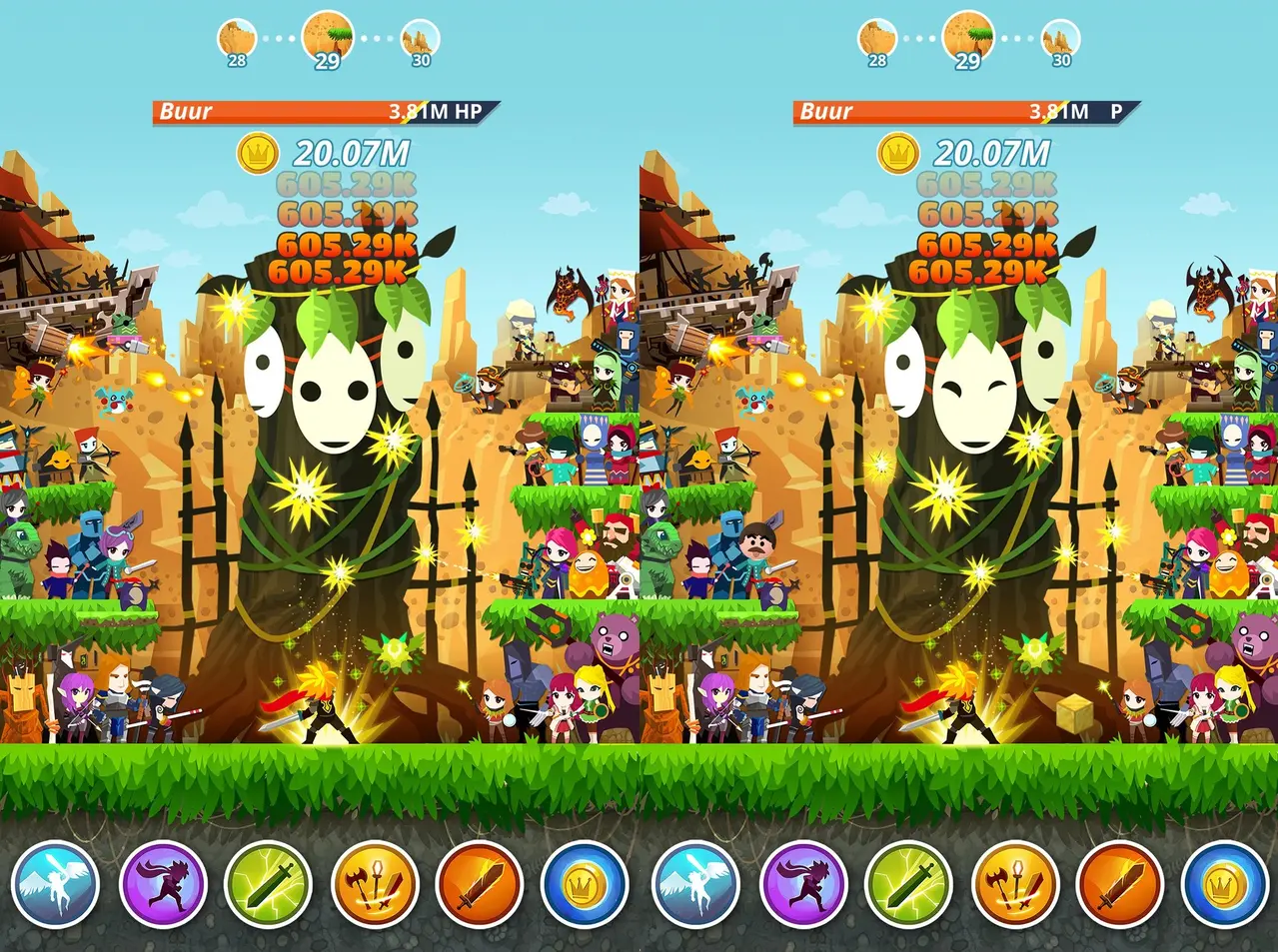 Skill tree Tap Titans 2