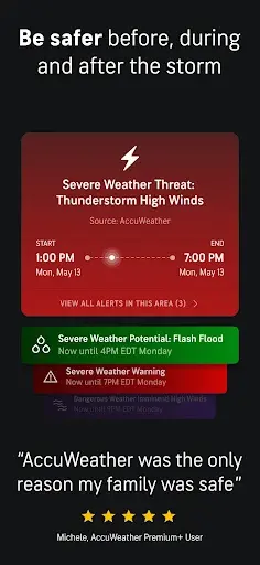 AccuWeather MOD APK ảnh chụp màn hình 3