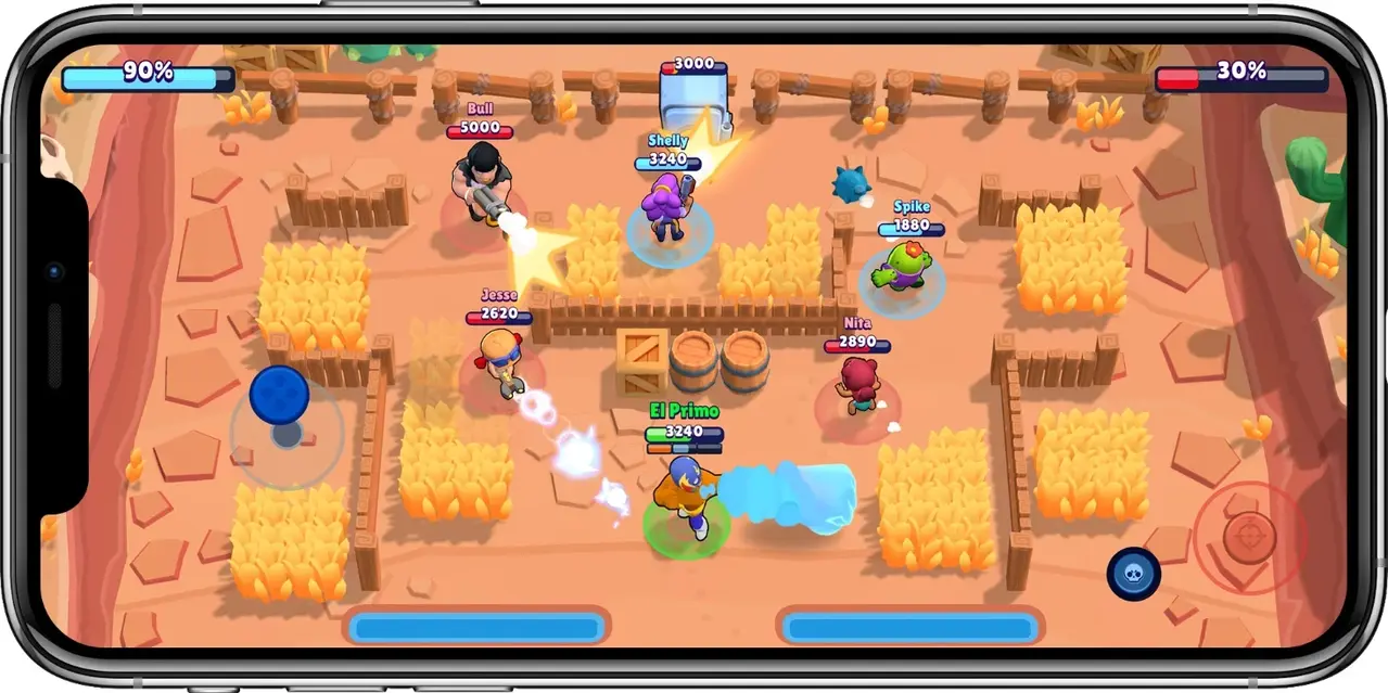 Intense Brawl Stars gameplay