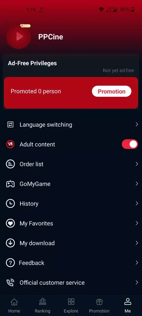 Cine TV MOD APK ảnh chụp màn hình 5