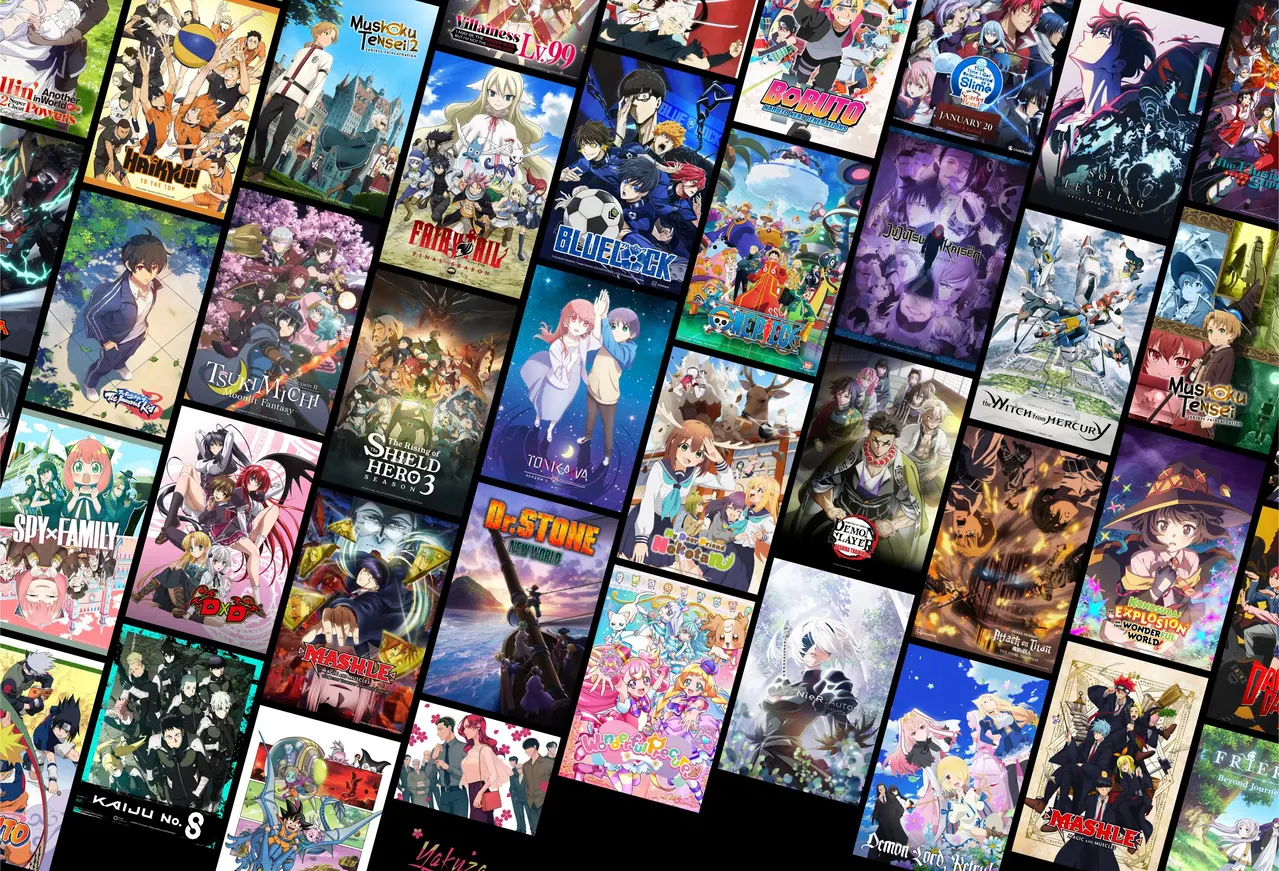 Anime library on Crunchyroll