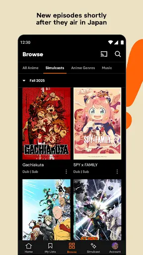 Crunchyroll MOD APK screenshot 2
