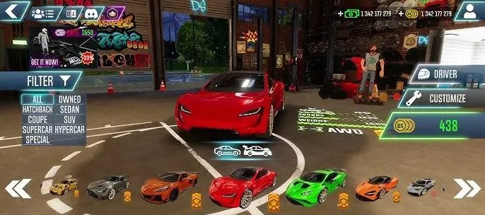 Driving School Simulator Evo car collection