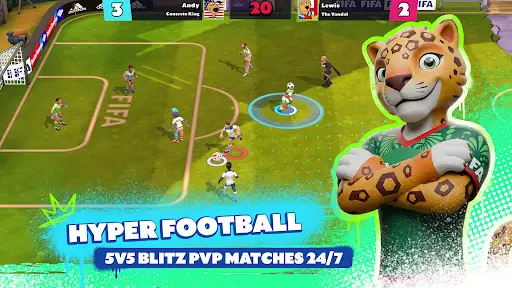 FIFA Heroes: Football Action MOD APK screenshot 1