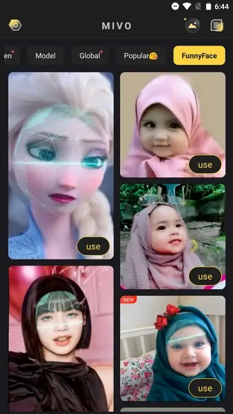 Giao diện ứng dụng Mivo MOD APK
