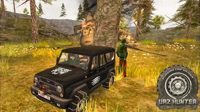 Xe UAZ vượt địa hình khó