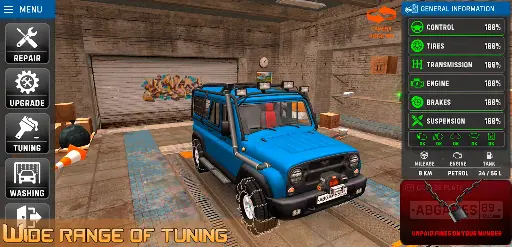 Russian Car Driver Uaz Hunter MOD APK ảnh chụp màn hình 4
