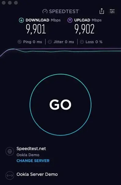Giao diện Speedtest MOD APK Premium