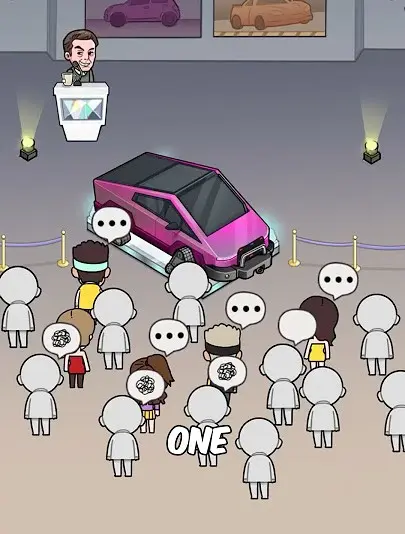 Premium showroom display in Used Car Tycoon