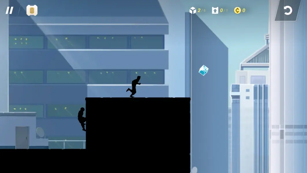 Cảnh truy đuổi trong Vector MOD APK