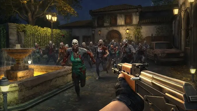 ZOMBIE FIRE 3D FPS gameplay shooting zombies