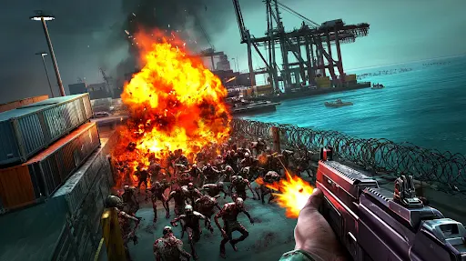 ZOMBIE FIRE 3D MOD APK screenshot 1